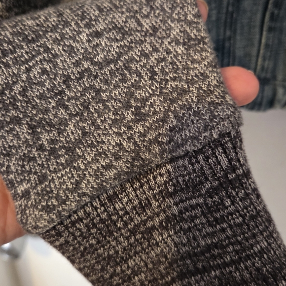 Levi's Women's Denim Jacket with Gray Knit Sleeves XS Bomber - Picture 7 of 13